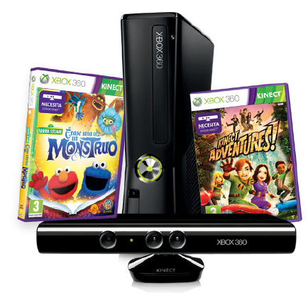 Consola Xbox 360 4 Gb Kinect Barrio Sesamo Kinect Adventur